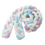 Best selling children's anti-collision braided strip four-strand twist knot floor cushion for bed