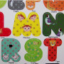 Custom made promotion magnetic letter stickers foam alphabet sticker