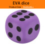 High quality custom game entertainment letter number kids eva toys foam dice