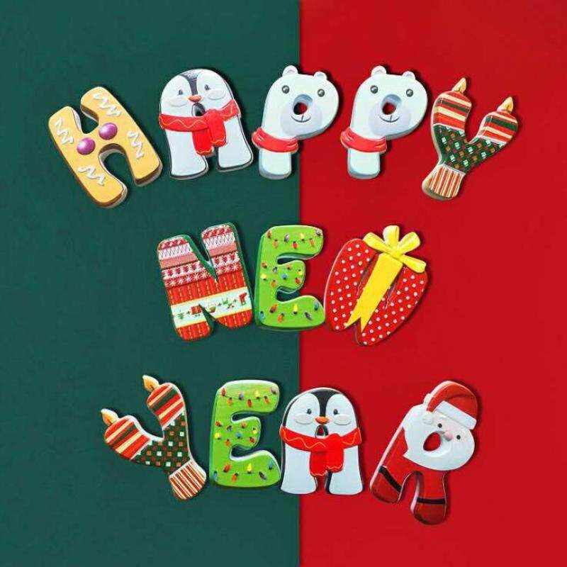 Custom EVA Foam Christmas Magnetic Alphabet ABC letters and numbers for Kids Toys Educational