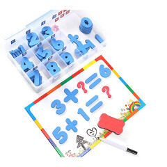 Nuevos kits de bricolaje EVA Alfabeto magnético Juguetes educativos con pizarra blanca