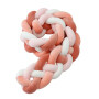 Best selling children's anti-collision braided strip four-strand twist knot floor cushion for bed