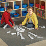 Custom new design educational  human skeleton 3d jigsaw cartoon puzzle