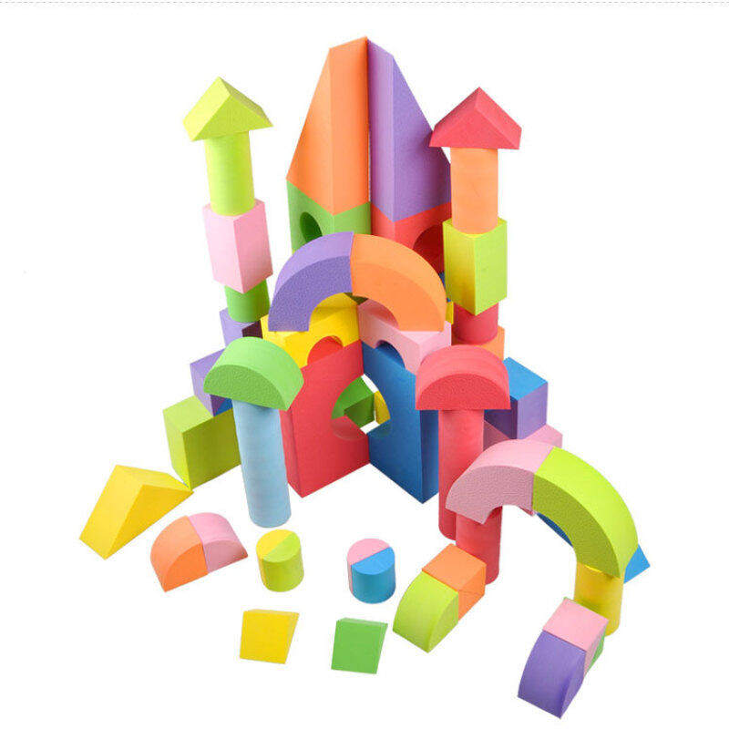 DIY intelligent shape sorter foam building blocks build blocks for child