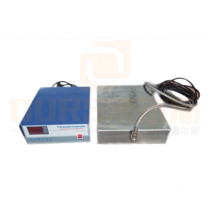 CE Certification Vibration Wave Ultrasonic Submersible Vibrator Plate And Cleaning Generator 80K High Frequency For Machine Shop