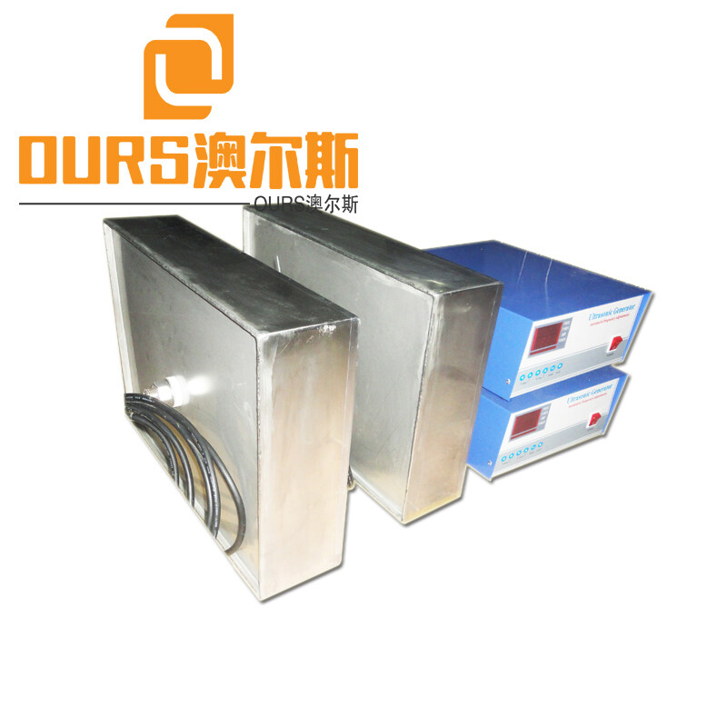 1000W 80khz High Frequency Ultrasonic  immersion transducer Box for industrial washer machine car parts cleaning