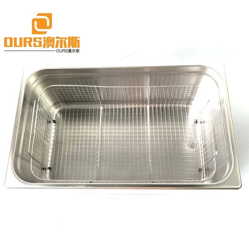 With Heater Function Ultrasonic Cleaner 40K For Circuit Board / Precise Hardware 30L Digital Ultrasonic Industrial Cleaner