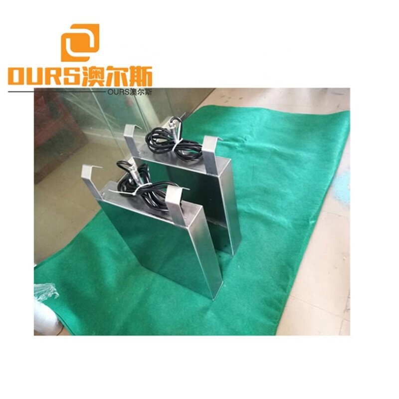 Customized 28K 2400W Engine Parts Plant Cleaning Machine Ultrasonic Transducer Cleaner Plate Submersible Type