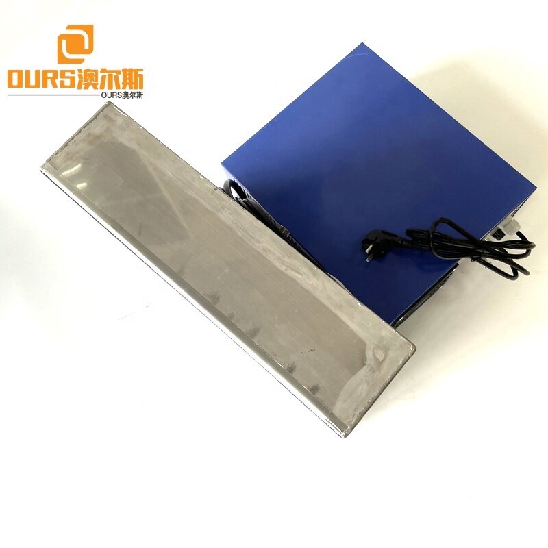20KHZ 25KHZ 28KHZ 1200W Water Tank Submersible Ultrasonic Transducer Plate For Automobile Filter Cylinder Oil Rust Dust Cleaning
