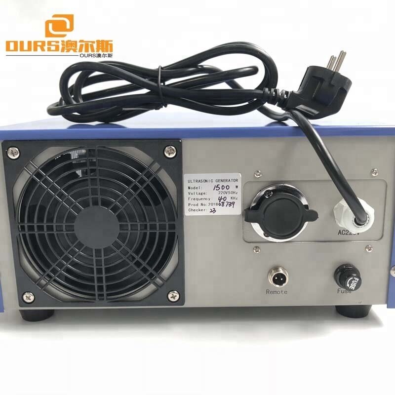 1500w Digital High Power Ultrasonic Sound Generator from 17khz to 200khz for cleaning machine