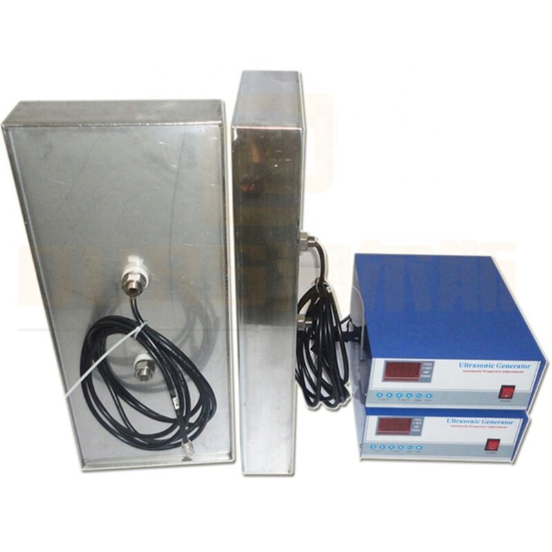 Washing Industry Immersible Ultrasonic Vibration Transducer Pack With Generator Waterproof Submersible Vibrating Plate Box