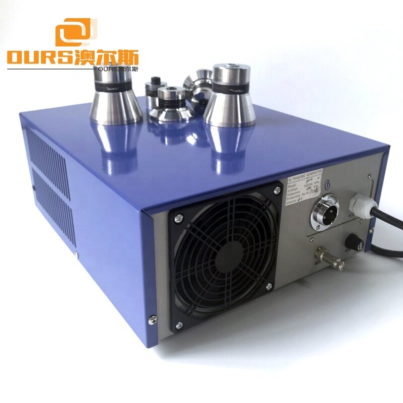 100KHz High Frequency Ultrasonic Transducer Tank Generator 300W Ultrasonic Generator Adjustable Frequency