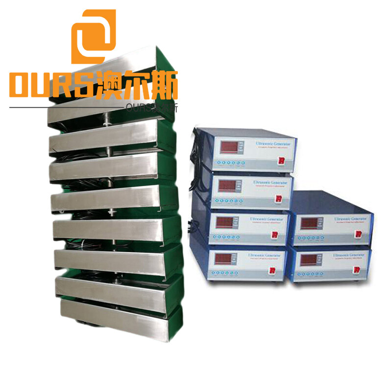 Custom Made 1000W High Frequency Ultrasonic Cleaning Submersible Box For Washing Locomotive Parts