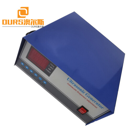 600W Ultrasonic Generator Use For Ultrasonic Cleaner SUS Tank With High-frequency Piezoelectric Ceramic Transducer