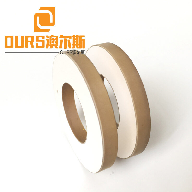 50*17*6mm Customized Piezo Ring PZT-4  Piezoelectric Ceramic Ring For 2000W 20khz system