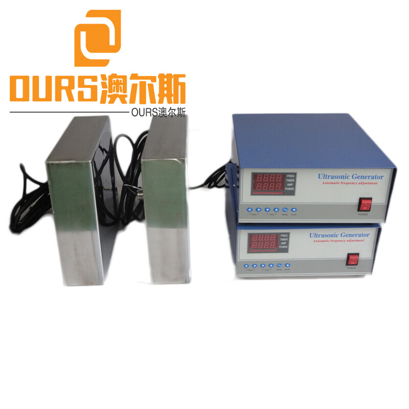 28KHZ/40KHZ 1000W Multi-Frequency Waterproof Immersible Ultrasonic Transducer For Different Tank