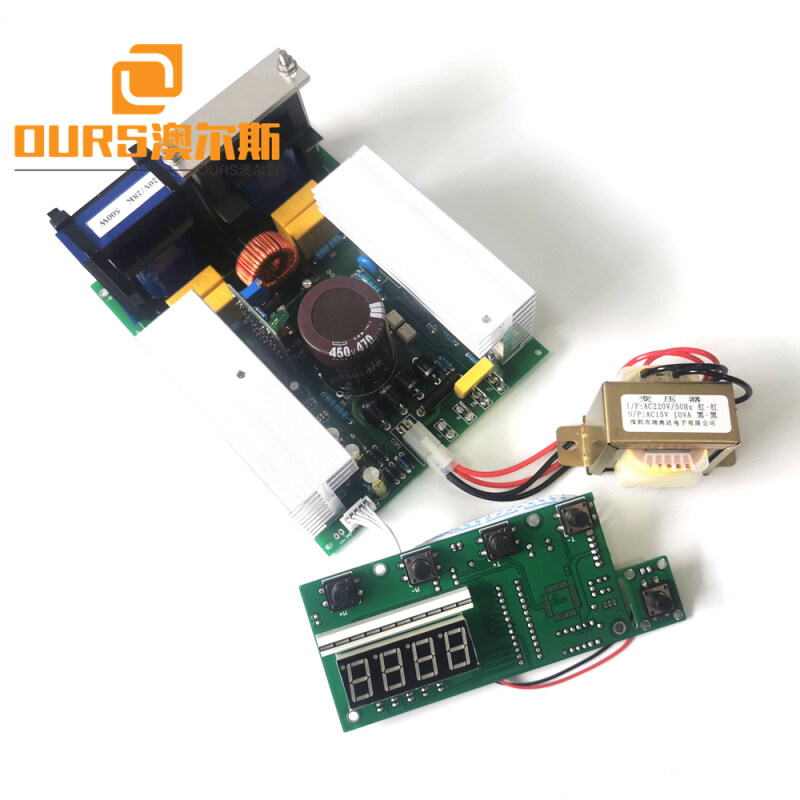 Industrial 40khz 300w Ultrasonic Cleaning Transducer Driver Circuit Display Optional