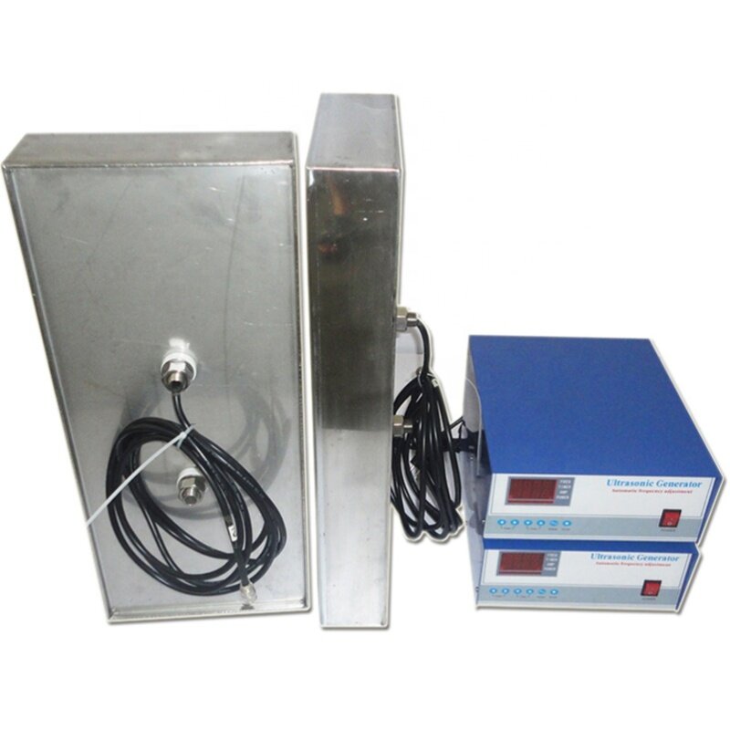 Industrial Cleaning Equipment Submersible Ultrasonic Transducer Plate With Flexible Cable Ultrasound Transducer And Generator