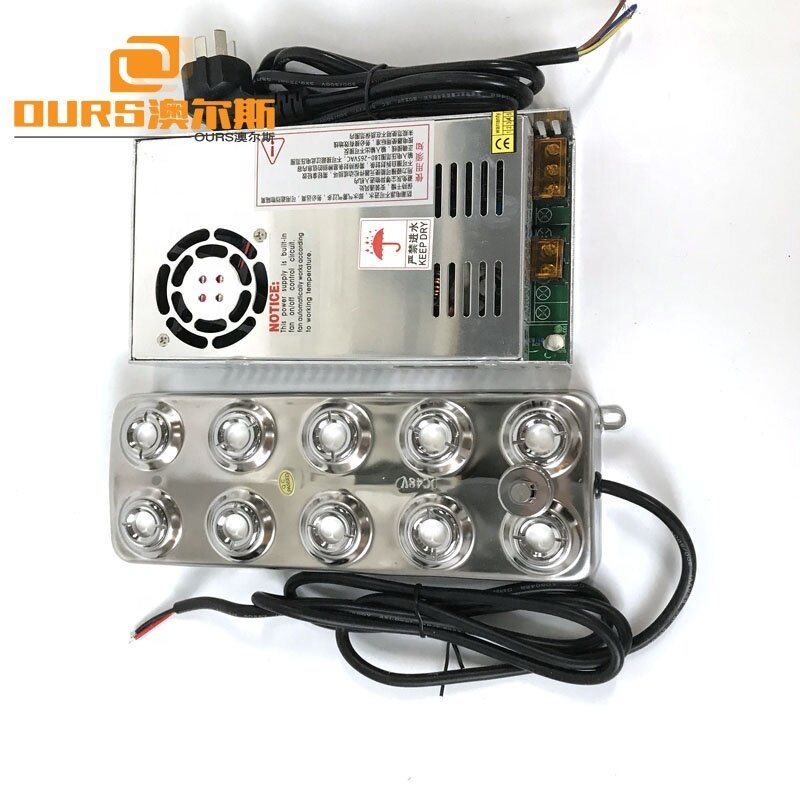 DC48V 250W Ultrasonic Humidifier Nebulizer Module 1.7MHz Ultrasonic Atomizing Piezoelectric Transducer