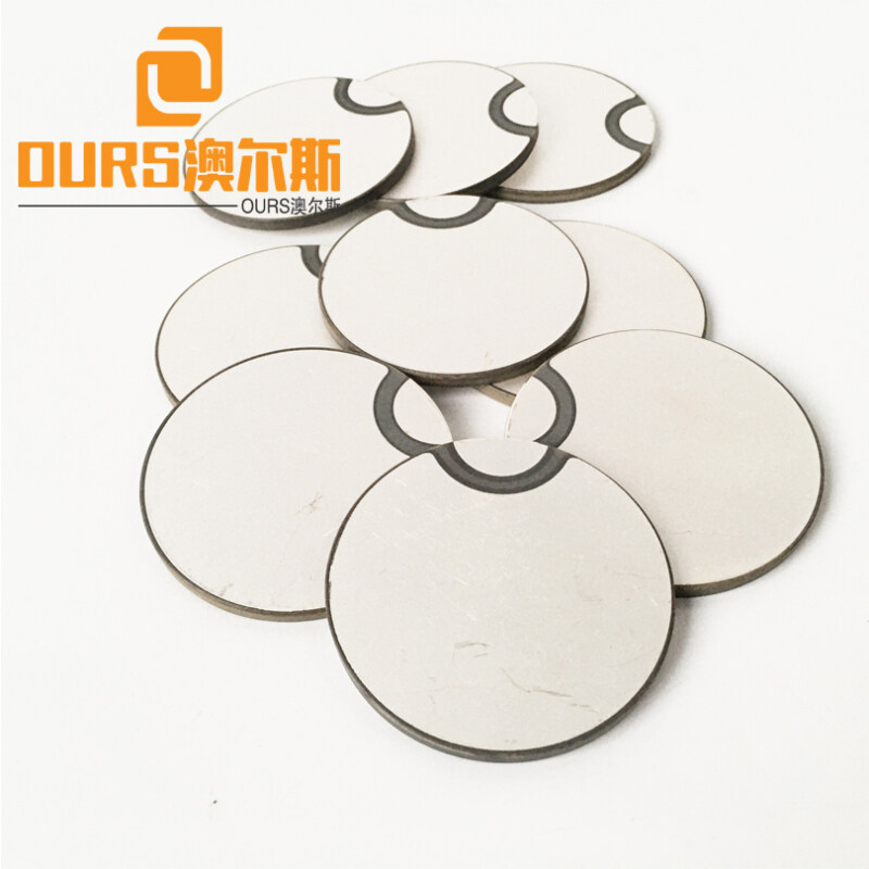 38*10mm Piezoelectric Ceramic Element Disk Pzt-4/Pzt-8 For Ultrasonic Fish Finder
