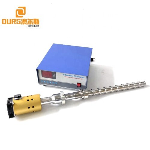 1000W 20K Vibration Frequency Flange Ultrasonic Reactor Transducer With Generator Use On Industrial Extract Cedar Deodara Oil