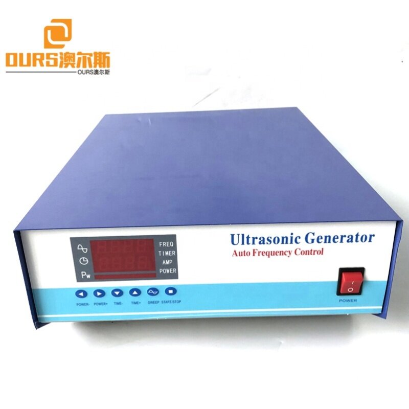Three Frequency 33K/90K/135K Ultrasonic Sweep Wave Generator As Industrial Cleaner Tank Transducer 60W Power Source