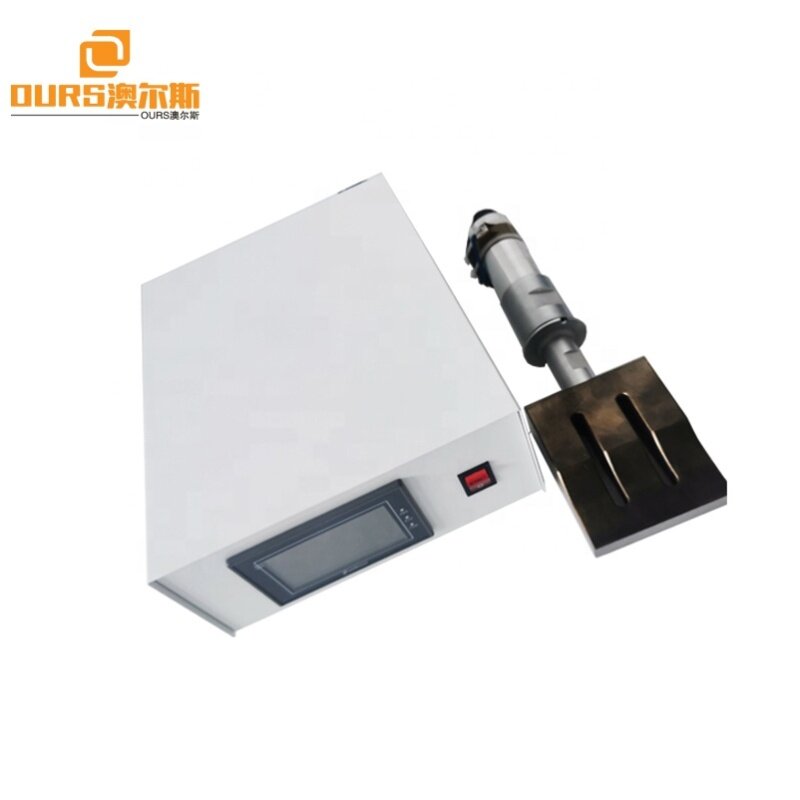 CE Standard Ultrasonic Welding Generator And Transducer With 110x20mm Horn For Masks KF94 Ear Strap Welding