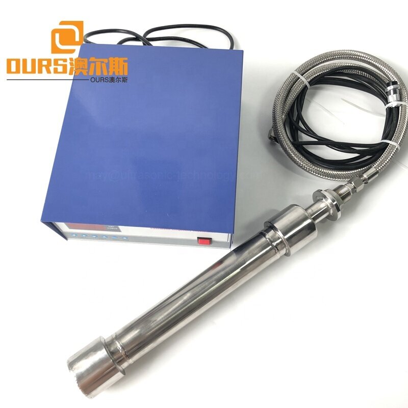 Immersion Ultrasonic Vibration Generator With Tube Ultrasonic Cleaning Transducer 300W-2000W  For Ultrasonic Mixer Use