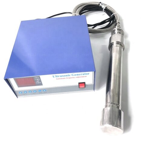 1000W Ultrasonic Immersion Cleaning Transducer Stick And Digital Ultrasound Frequency SignalGenerator In Biochemistry Industry