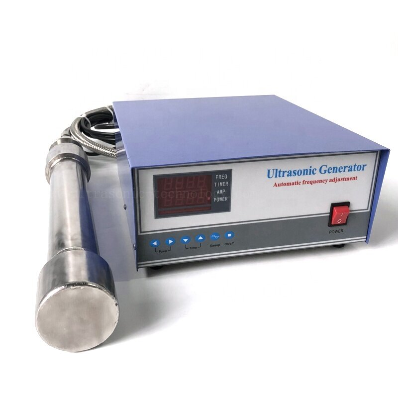 Cavitation Of Ultrasonic Submersible Transducer In Ultrasonic Liquid Treatment 1000W Tubular Cleaning Ultrasound Transducer Rod