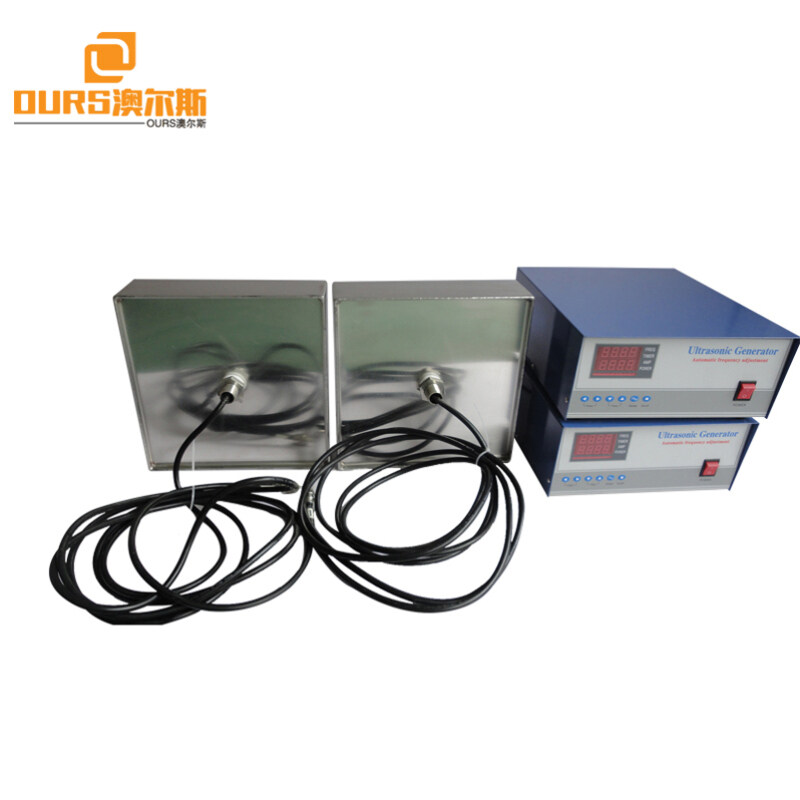 40KHz Submersible Ultrasonic Transducer Generator For Electronic Parts Remove Metal Part Oil Dirt Rust