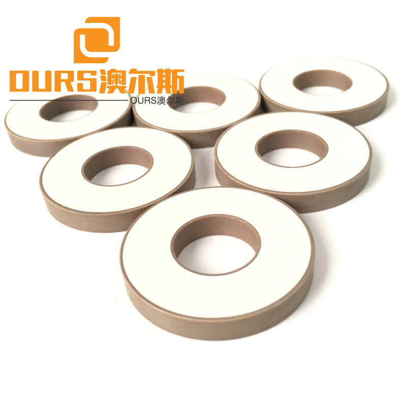 35X15X5mm PZT4 Ceramic Piezoelectric Ring for 50W Ultrasonic Cleaning  35*15*5 Pzt Transducer