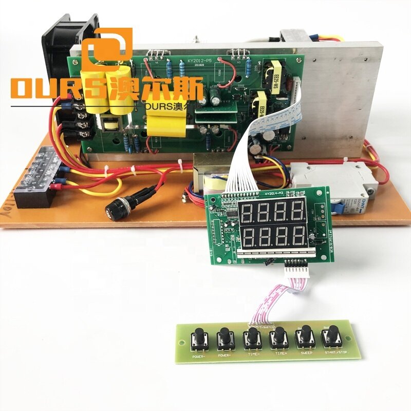 Customized Various Frequency Ultrasonic Generator PCB 1800W Vibration Power Ultrasonic Circuit Generator With Sweep Function