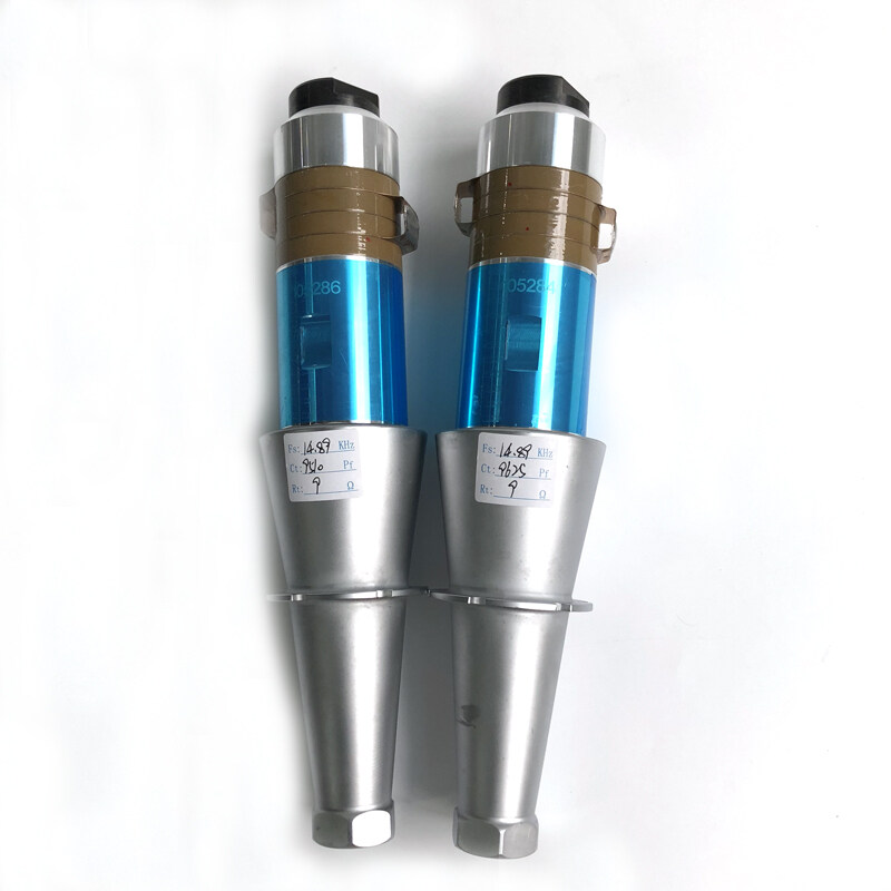 15khz Ultrasonic Welding Transducer with booster for plastic welding machine