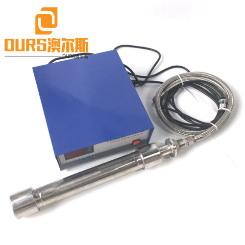 1500W Emulsification Ultrasonic Tubular Transducer Powerful, 25KHZ Tubular Ultrasonic Reactor