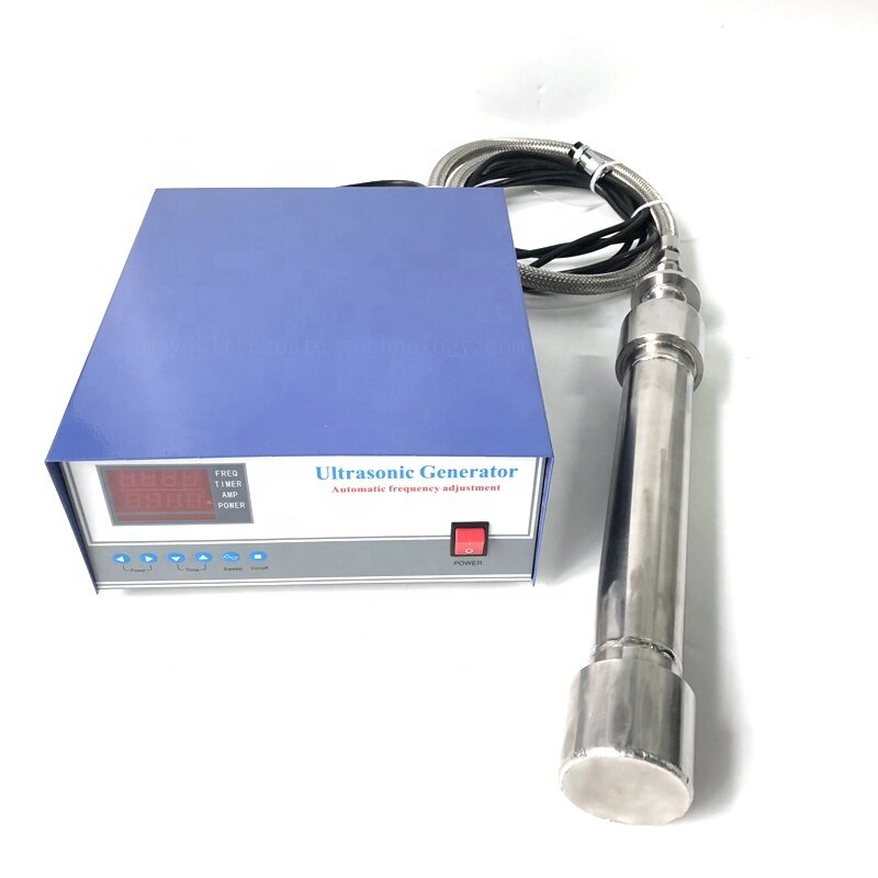 316 Stainless Steel Material Ultrasonic Biodiesel Cleaning Transducer Stick 1000W Tubular Ultrasonic Reactor With Generator