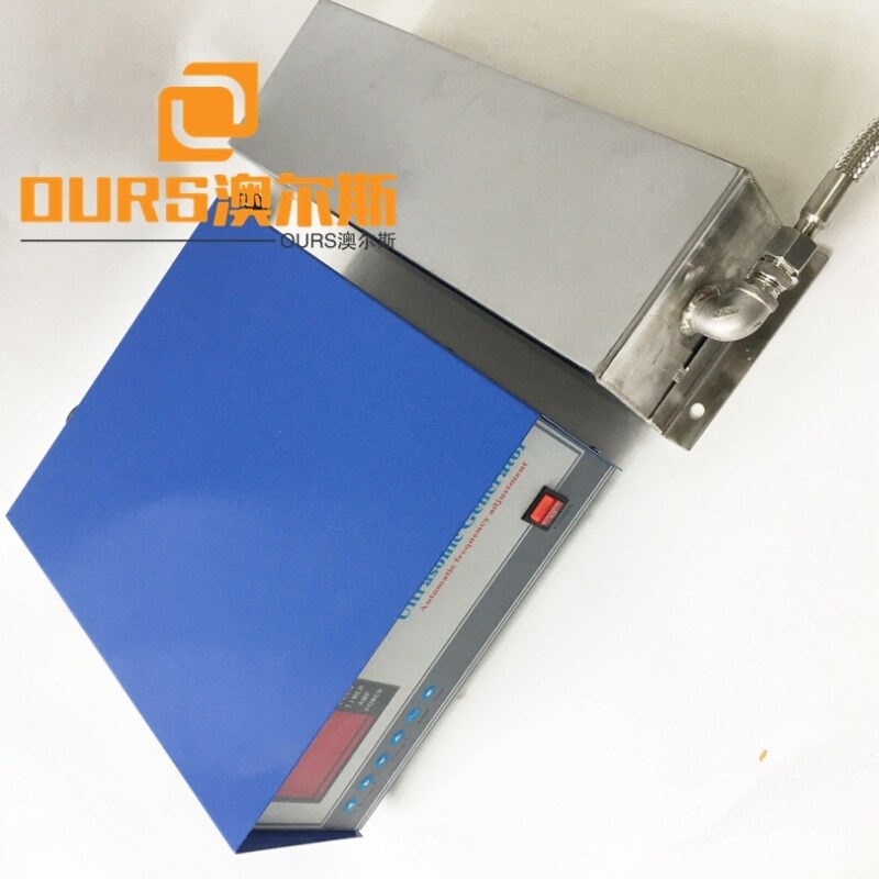 40KHz Bottom Mounted Immersible Industrial Cleaning Transducer Ultrasonic Plate For Cleaning Electroplating Parts