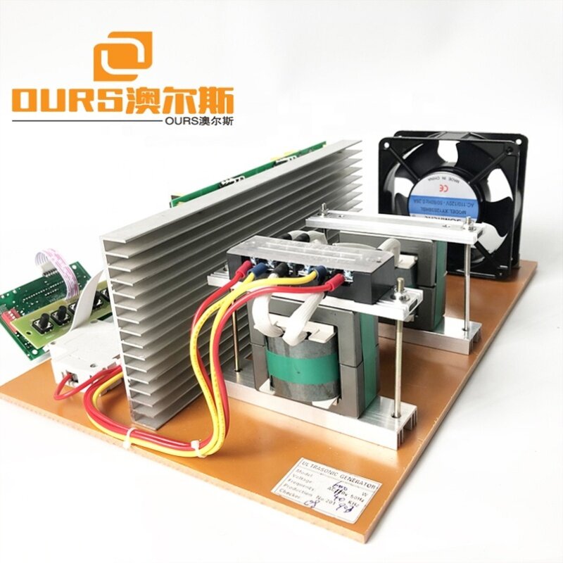 17K-48K Frequency Adjustable Cleaning Ultrasonic Generator PCB Industrial Transducer Cleaner Bath Generator 110V/220V Voltage
