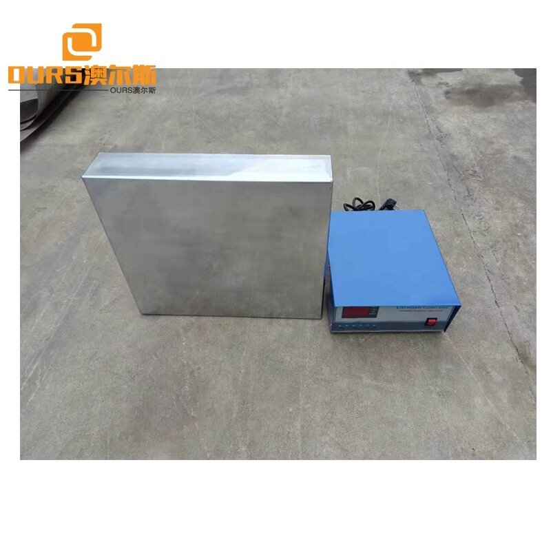 40KHZ 1000W Water Tank Immersible Ultrasonic Transducer Box For Industrial Hardware Mold Cylinder Washing