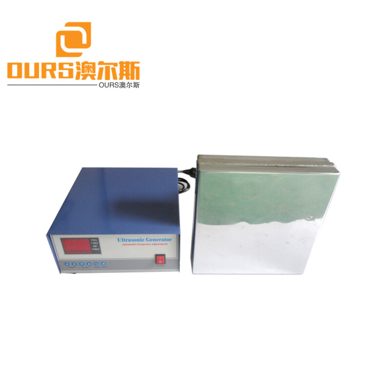 waterproof ultrasonic cleaning vibration plate transducer 28khz 600w  frequency adjustable ultrasonic vibration box
