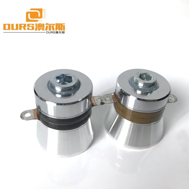 PZT4/PZT8 60W 40KHz Low Frequency Piezoelectric Ultrasonic Transducer For Cleaning
