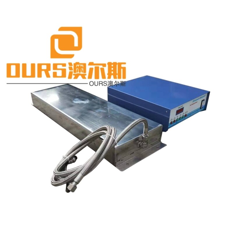 40KHz Bottom Mounted Immersible Industrial Cleaning Transducer Ultrasonic Plate For Cleaning Electroplating Parts