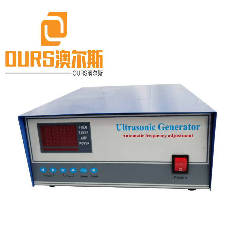 40khz 1200W High Stability Adjustable Single Frequency Ultrasonic Generator For Washing Vegetables