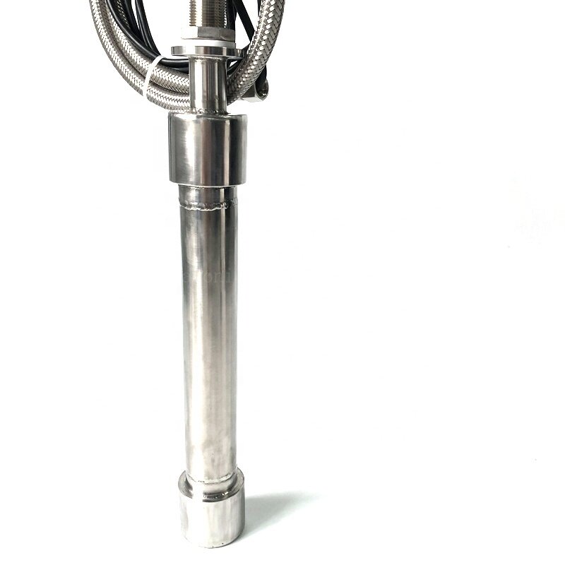 1000Wa Waterproof Ultrasonic Cleaning Vibrator Stick Tubular Piezo Vibration Transducer For Industrial Slot/Pipe Cleaning