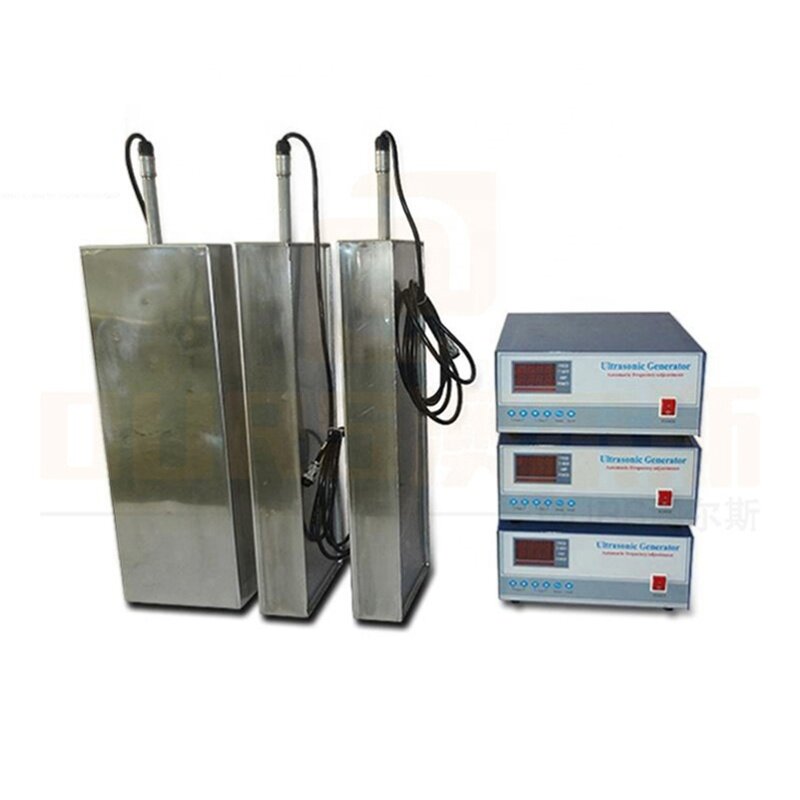 High Intensity Efficiency Industrial Transducer Equipment Immersible Ultrasonic Transducer Pack With Cleaning Generator