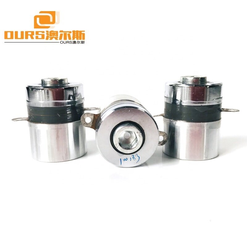 High Frequency Piezoelectric Ultrasonic Transducer 100KHz 60W Used To Industrial Ultrasonic Cleaner
