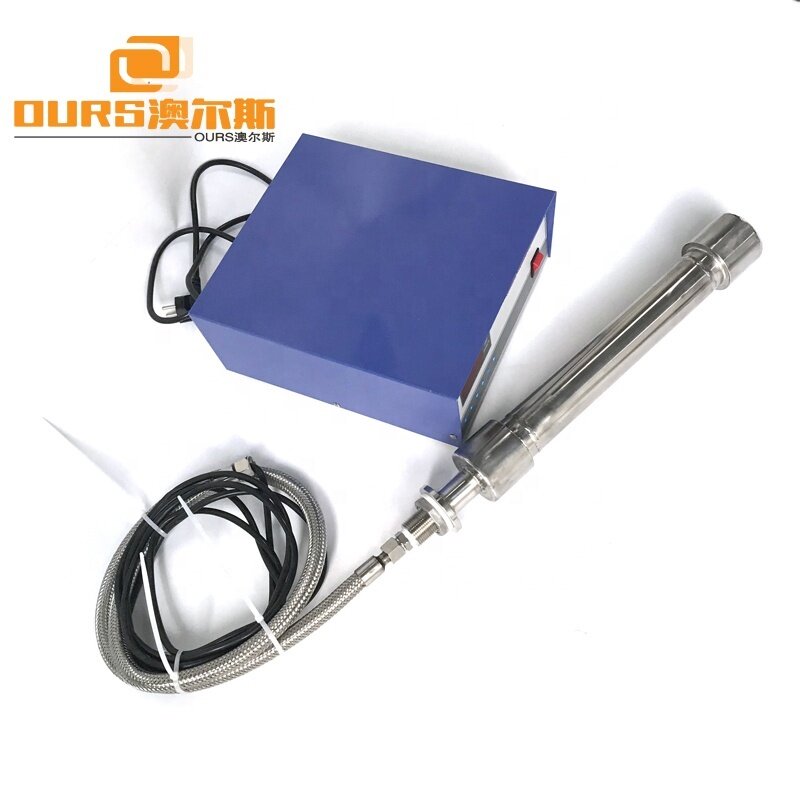 Fully Stainless Steel 316 Metal Parts Ultrasonic Vibration Tubular Transducer 1000W Ultrasonic Vibration Rods