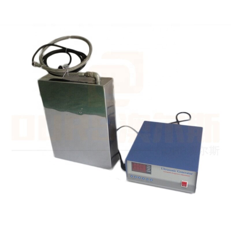 Different Frequency Immersible Ultrasound Industrial Transducer Pack With Cleaning Generator For Industrial Cleaner Tank Kit