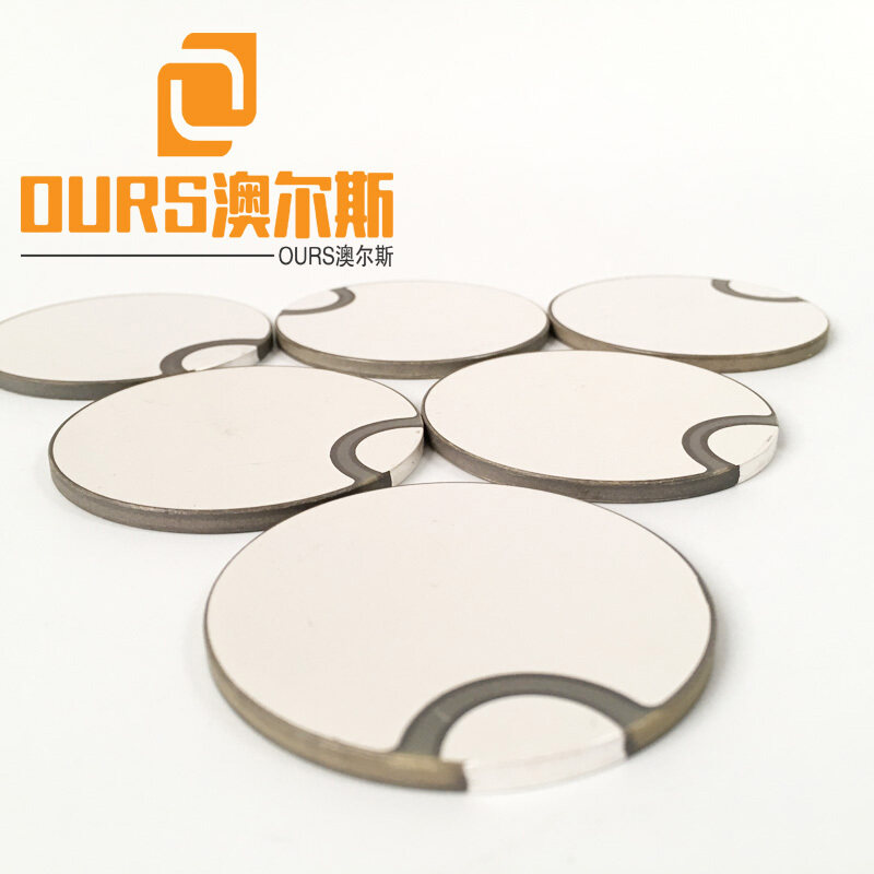 Customizable P8 P4 Material Round Piezoelectric Ceramic Discs / Piezo Ceramic Disc 50mmX3mm