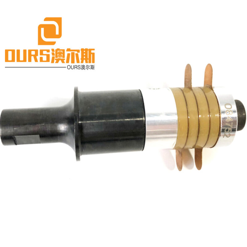 40KHZ PZT8 High Amplitude Ultrasonic Welding Converters With Booster For Ultrasonic Sewing